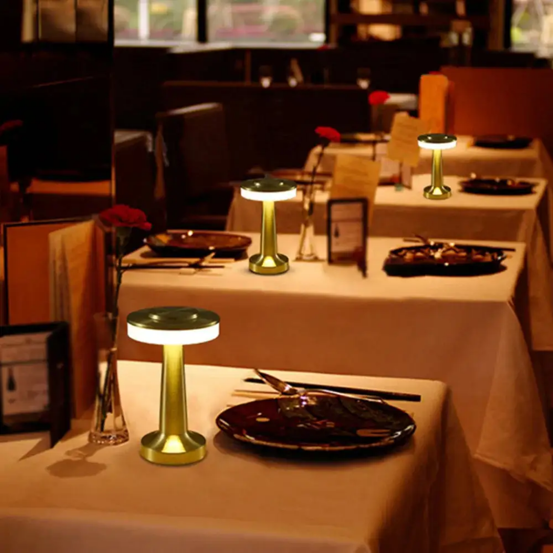 The Flair Store™ Luxurious Round Dumbbell Metal Lamp, Best for Dinner Table, Coffee Table, Restaurant & Clubs Party
