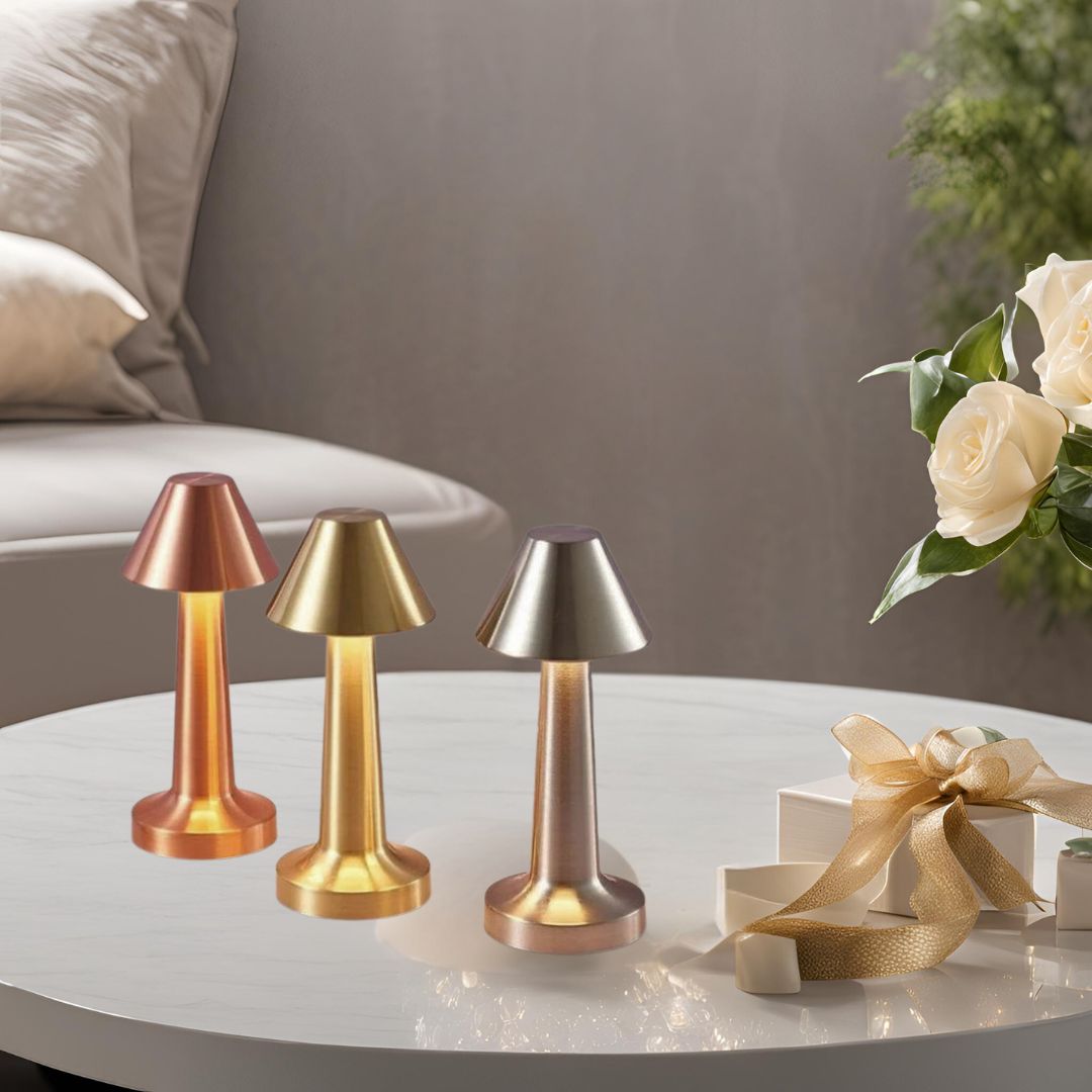 The Flair Store™ Mushroom Cap Metal Lamp, Best for Dinner Table, Coffee Table, Restaurant & Clubs Party