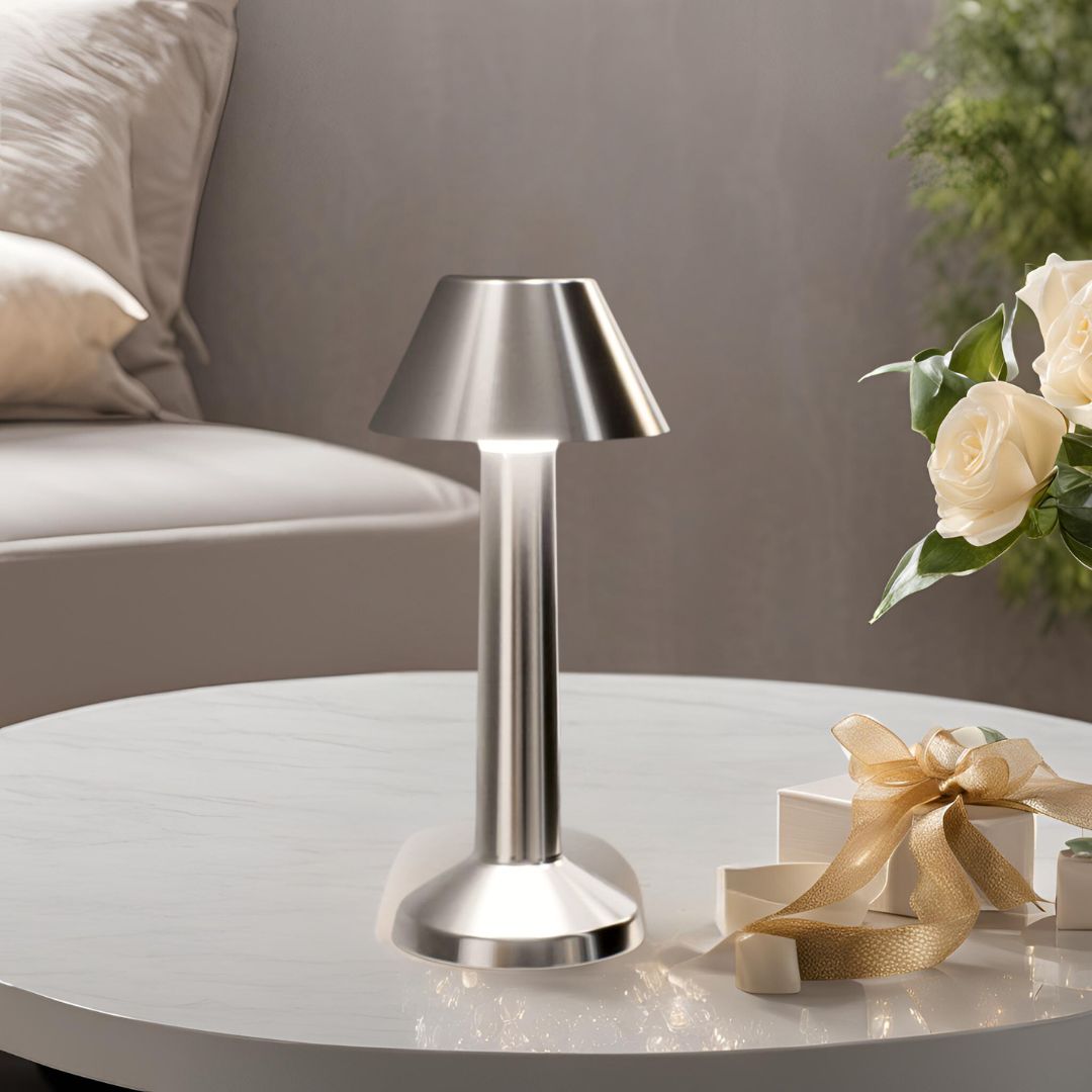 The Flair Store™ Mushroom Cap Metal Lamp, Best for Dinner Table, Coffee Table, Restaurant & Clubs Party