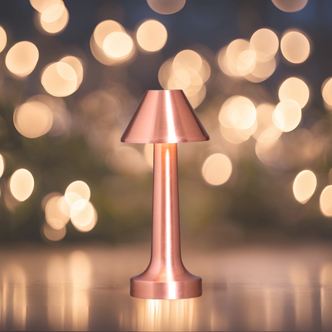 The Flair Store™ Mushroom Cap Metal Lamp, Best for Dinner Table, Coffee Table, Restaurant & Clubs Party