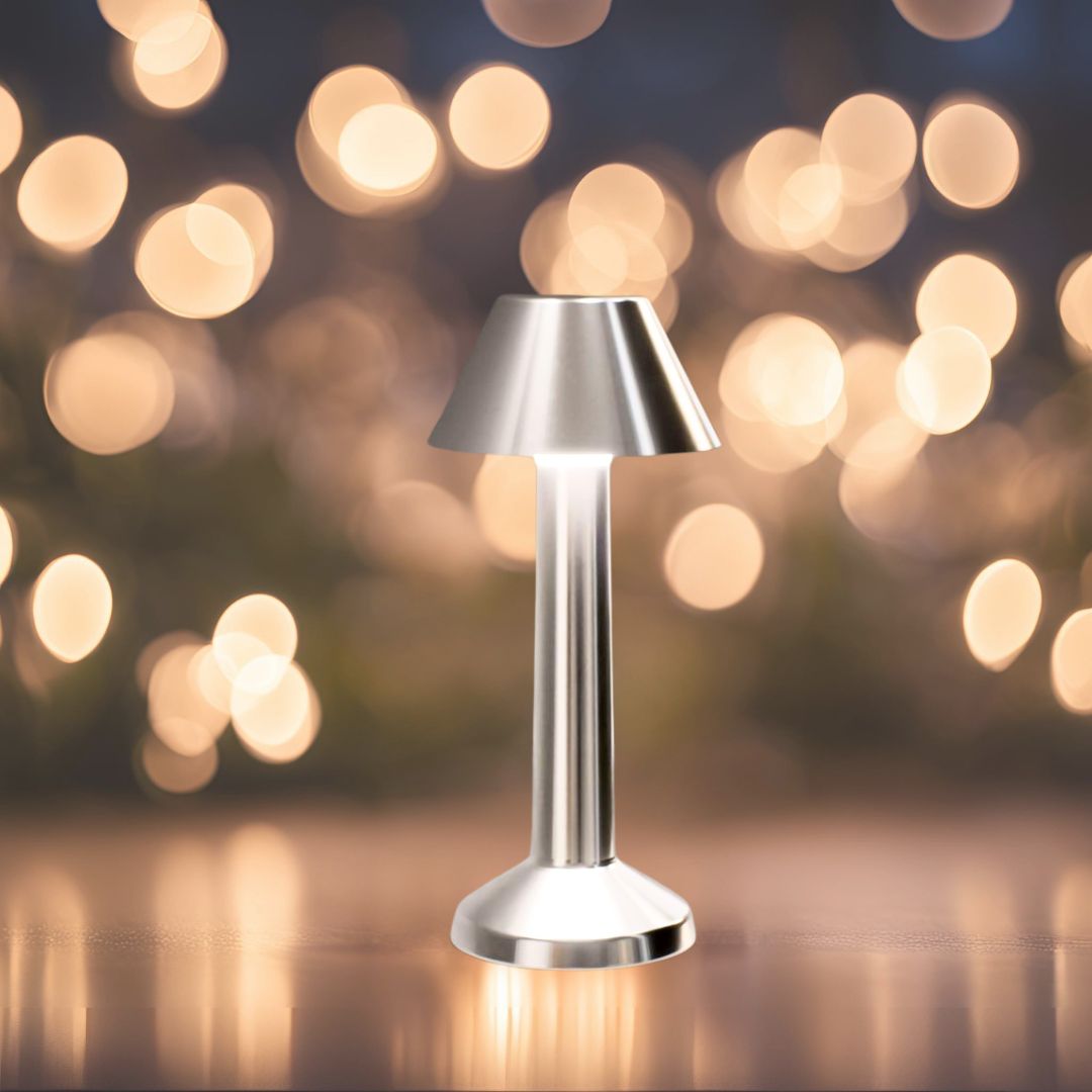 The Flair Store™ Mushroom Cap Metal Lamp, Best for Dinner Table, Coffee Table, Restaurant & Clubs Party