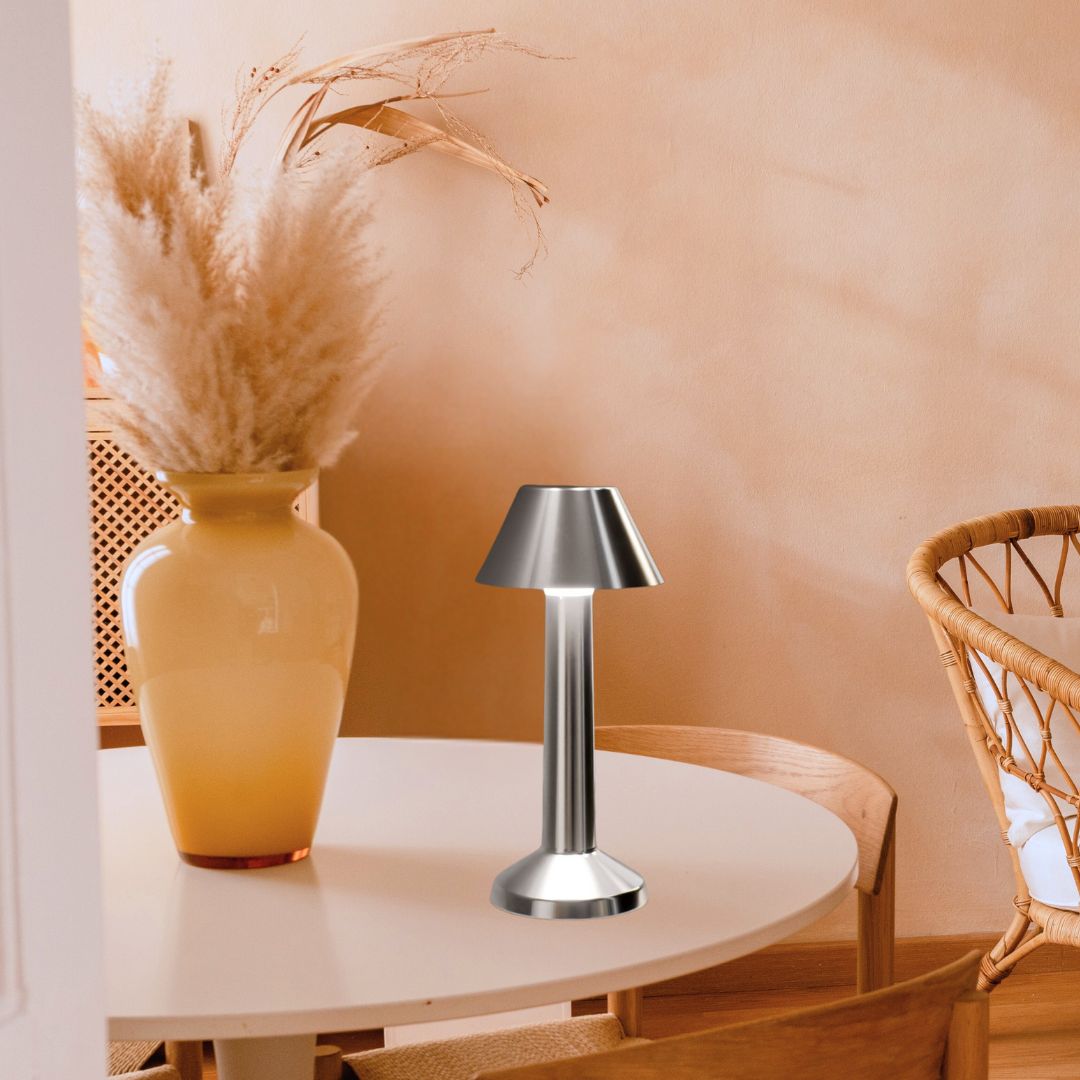The Flair Store™ Mushroom Cap Metal Lamp, Best for Dinner Table, Coffee Table, Restaurant & Clubs Party