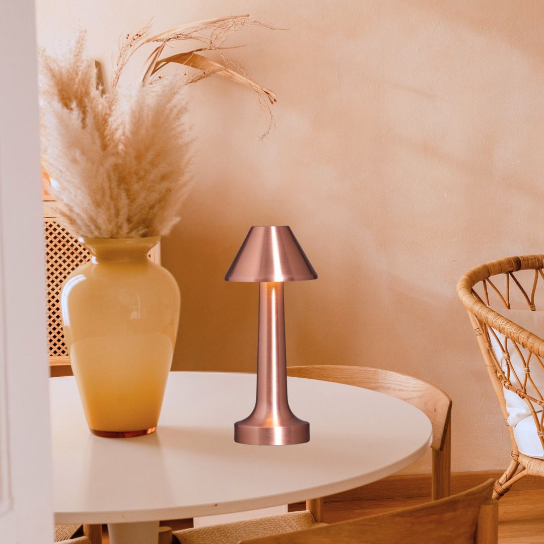 The Flair Store™ Mushroom Cap Metal Lamp, Best for Dinner Table, Coffee Table, Restaurant & Clubs Party