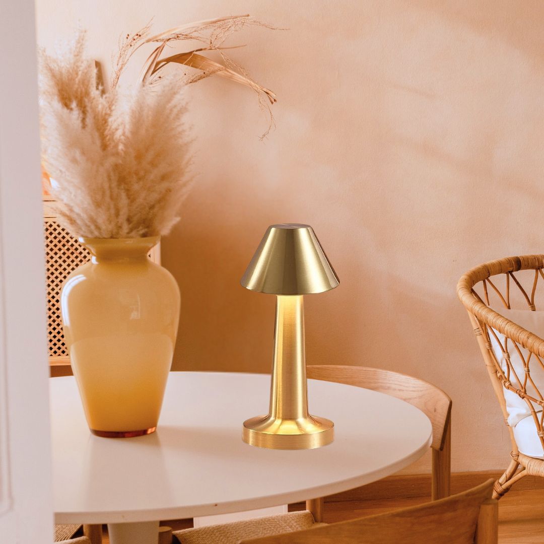 The Flair Store™ Mushroom Cap Metal Lamp, Best for Dinner Table, Coffee Table, Restaurant & Clubs Party