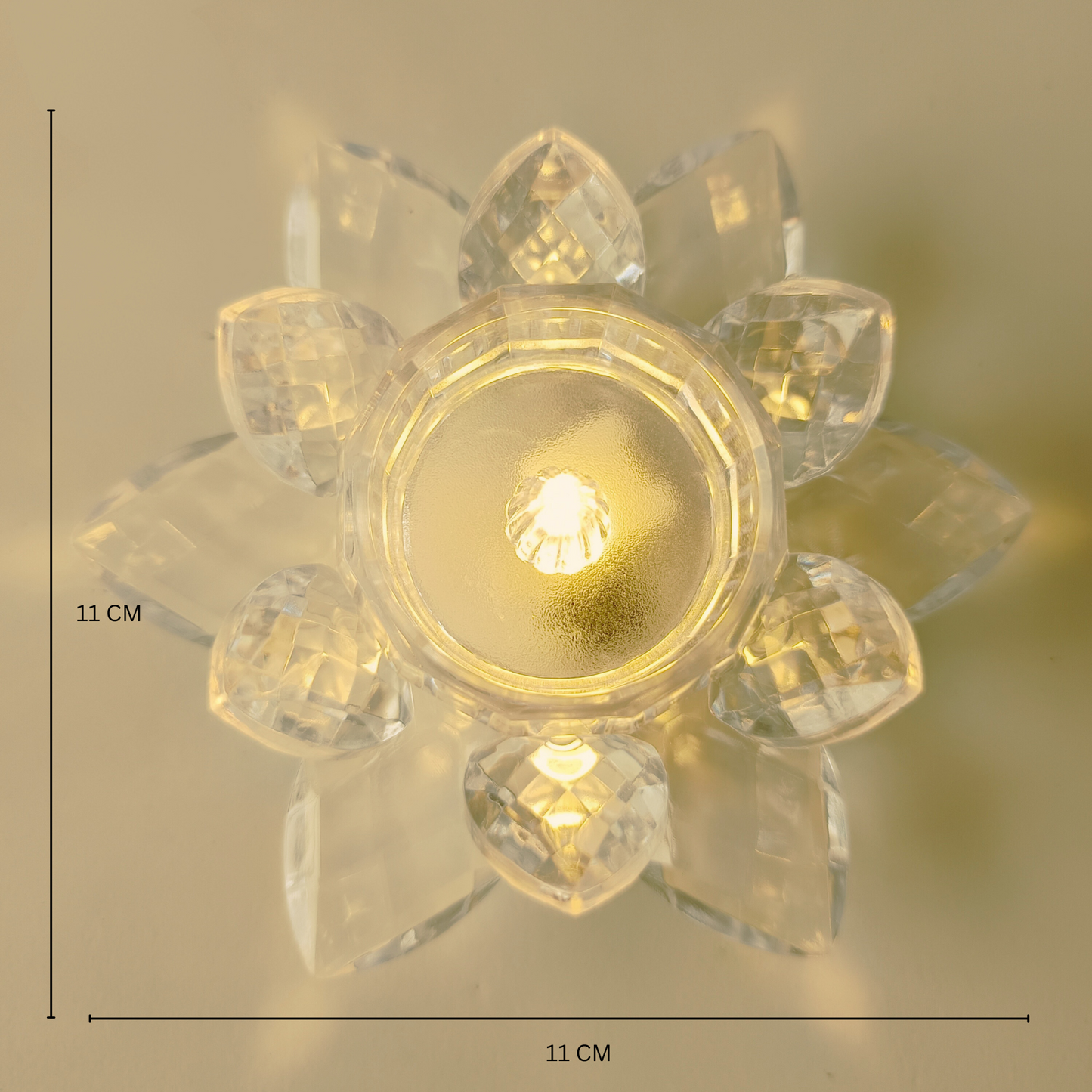 The Flair Store™ Lotus Flower LED Tealight Candle -Flameless Flickering Candles
