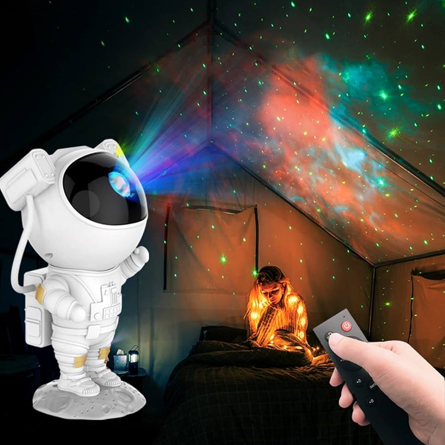 The Flair Store™ Astronaut Galaxy Projector - 360 Magnetic Head Rotation with Remote Control