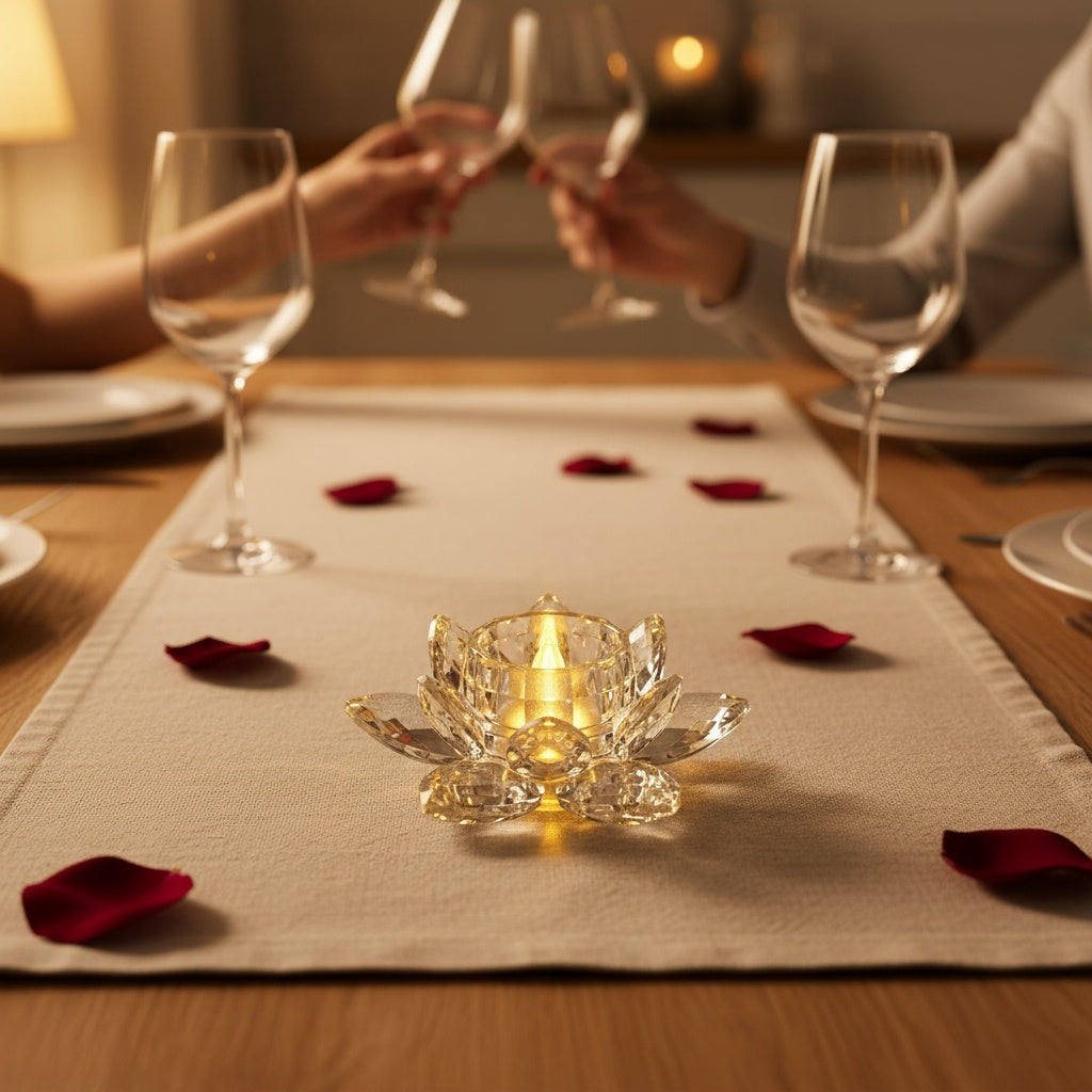 The Flair Store™ Lotus Flower LED Tealight Candle -Flameless Flickering Candles