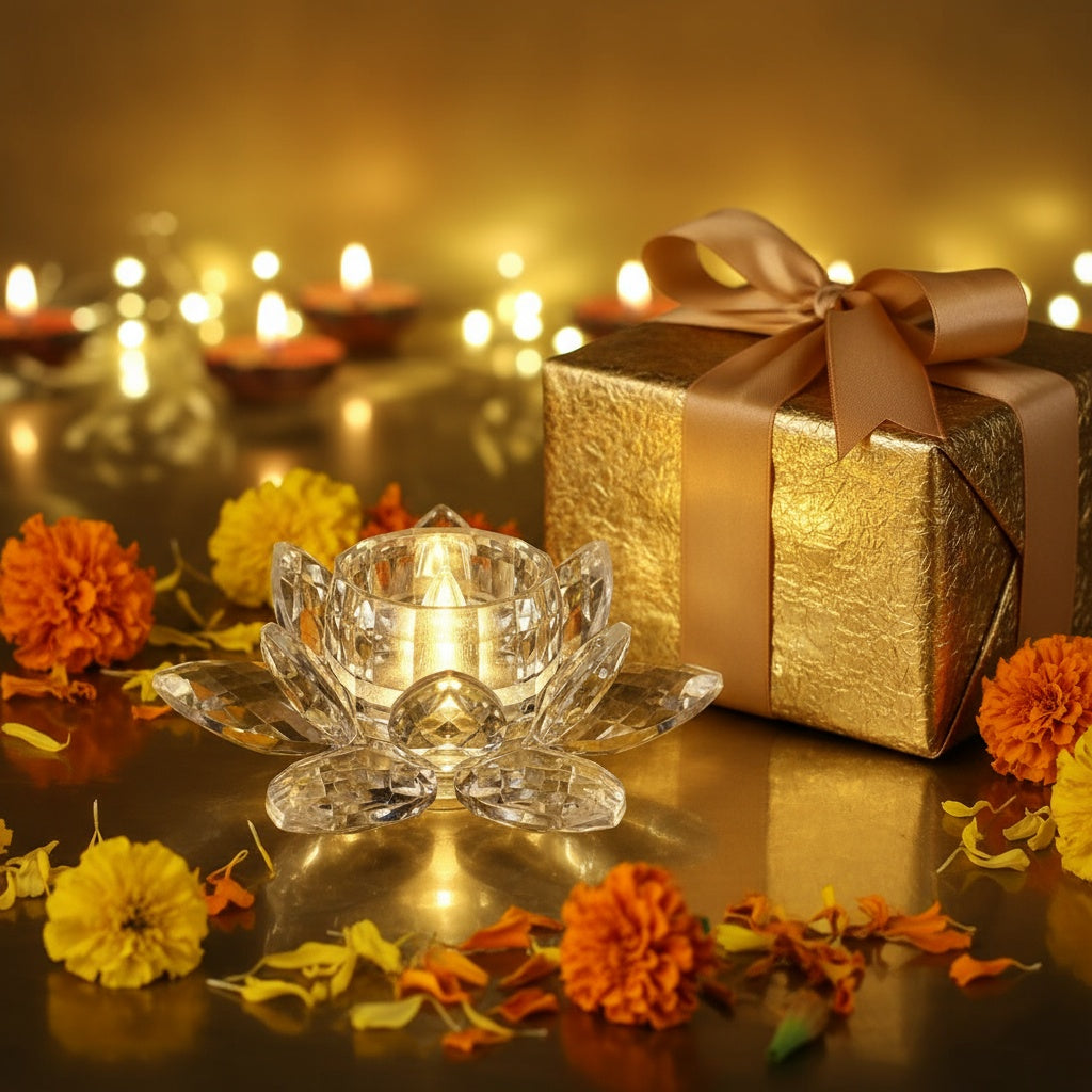 The Flair Store™ Lotus Flower LED Tealight Candle -Flameless Flickering Candles