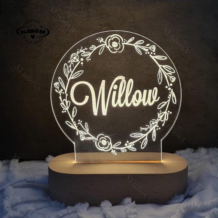 The Flair Store™ 3D Creative Writing Visualization Lamp Message Board Smart USB Greetings LED