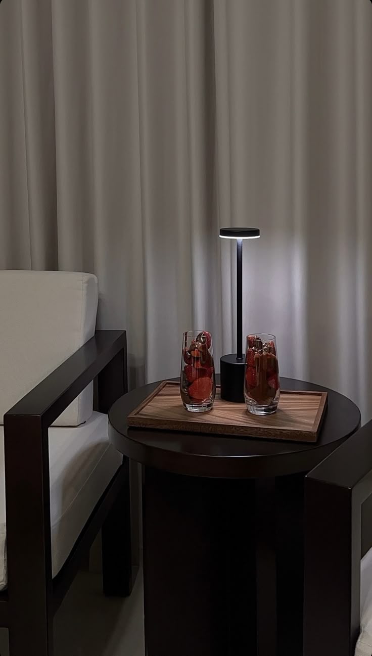 The Flair Store™ Round Stand LED Metal Table Lamp with Touch Control | Rechargeable Wireless Desk Lamp | Dimmable Warm Light