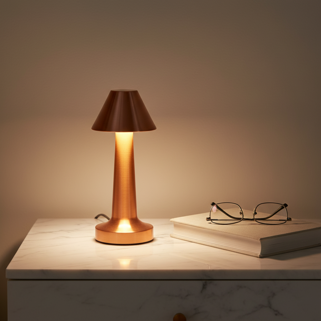 The Flair Store™ Mushroom Cap Metal Lamp, Best for Dinner Table, Coffee Table, Restaurant & Clubs Party