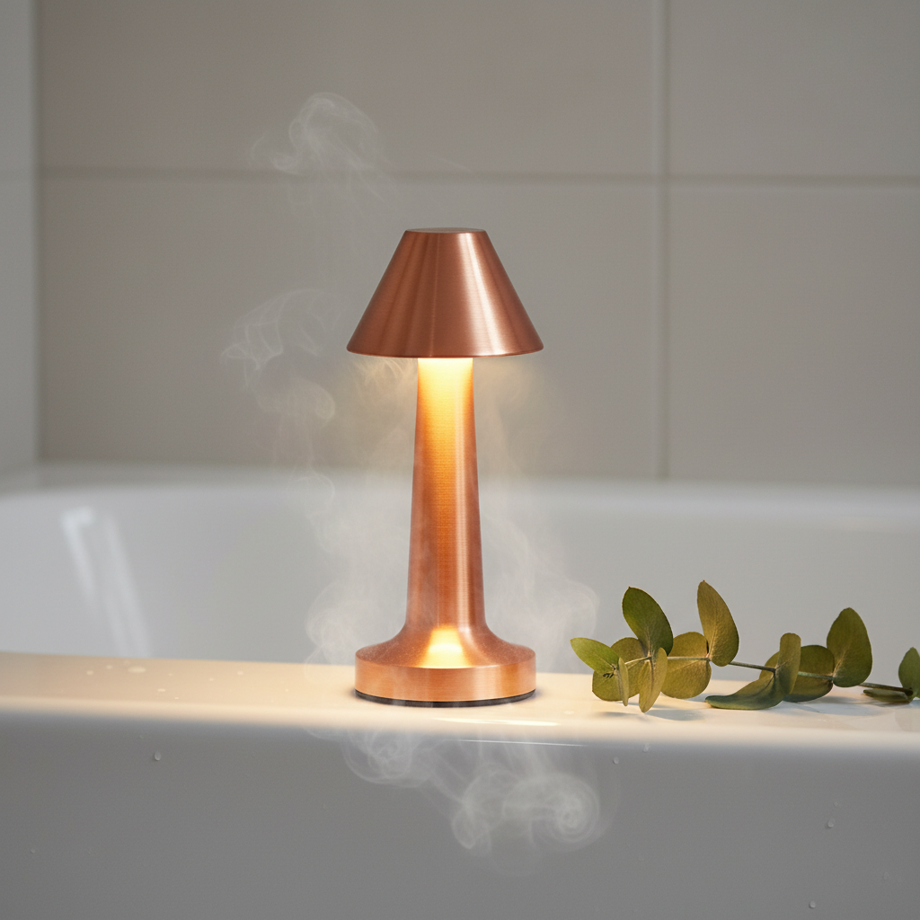 The Flair Store™ Mushroom Cap Metal Lamp, Best for Dinner Table, Coffee Table, Restaurant & Clubs Party