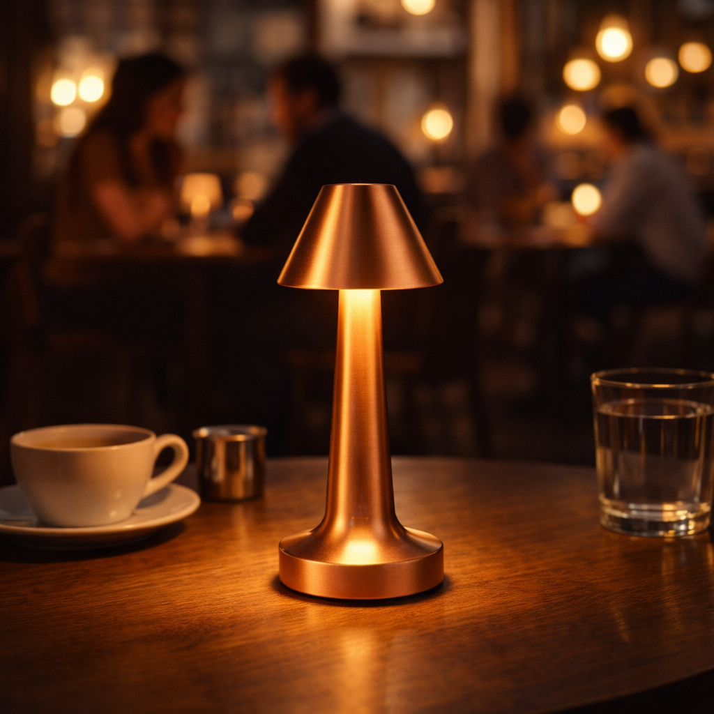 The Flair Store™ Mushroom Cap Metal Lamp, Best for Dinner Table, Coffee Table, Restaurant & Clubs Party