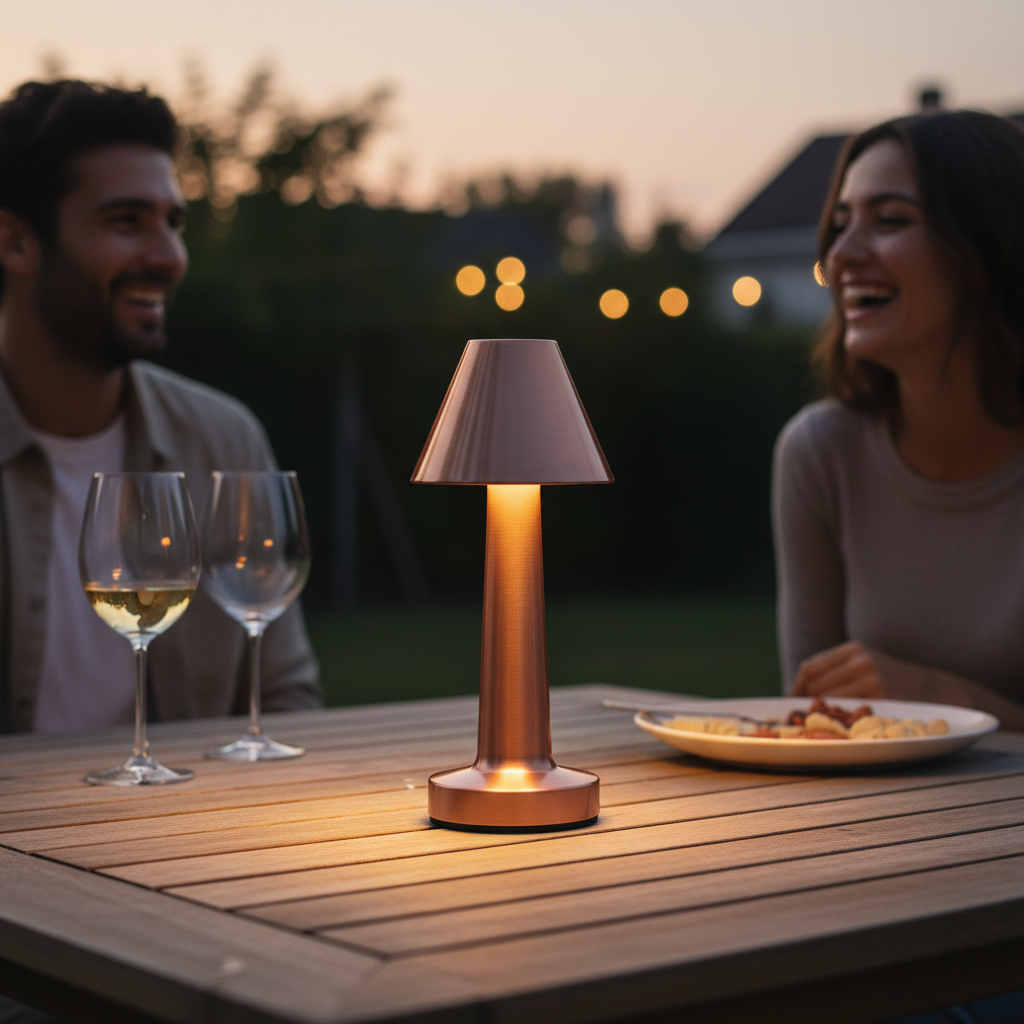 The Flair Store™ Mushroom Cap Metal Lamp, Best for Dinner Table, Coffee Table, Restaurant & Clubs Party