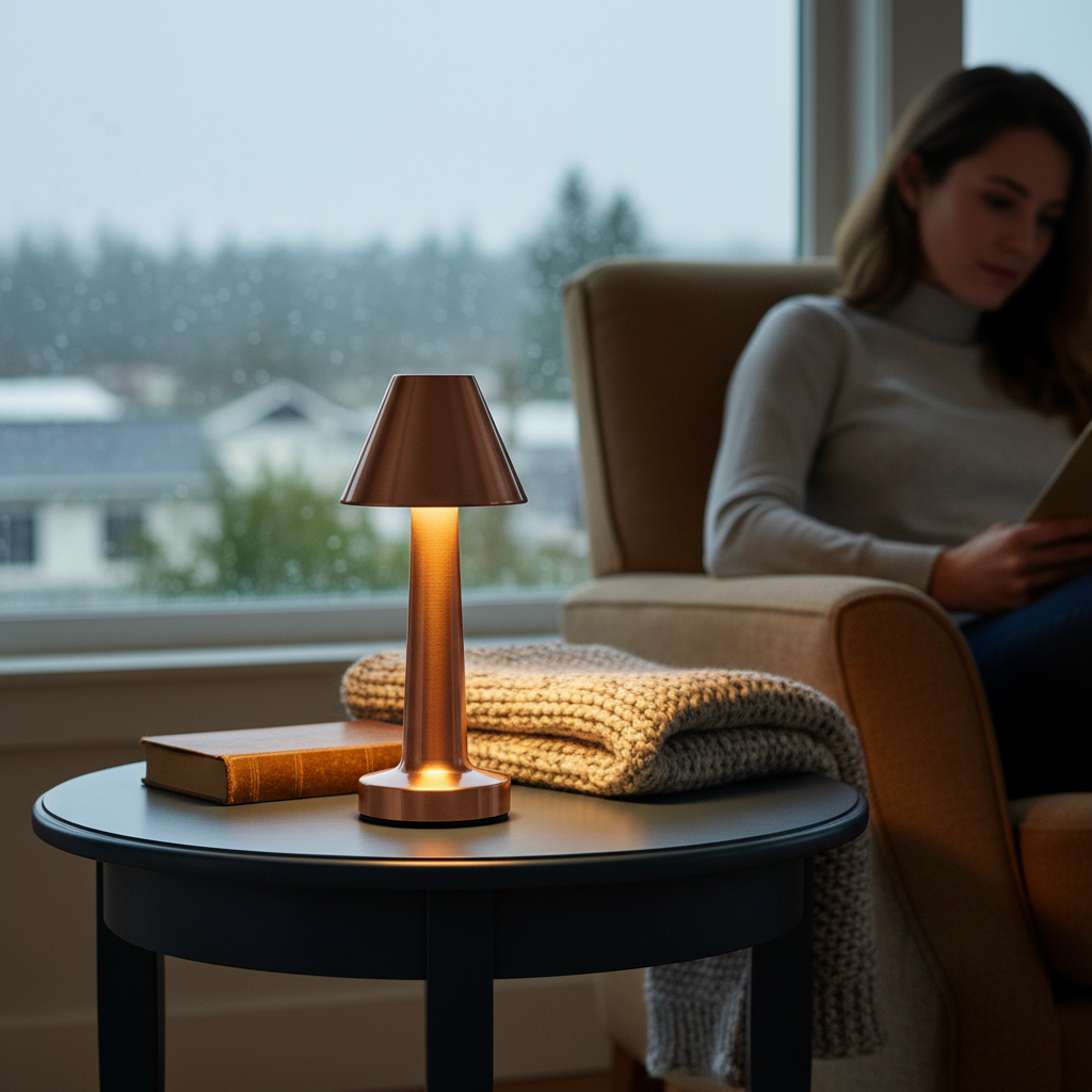 The Flair Store™ Mushroom Cap Metal Lamp, Best for Dinner Table, Coffee Table, Restaurant & Clubs Party