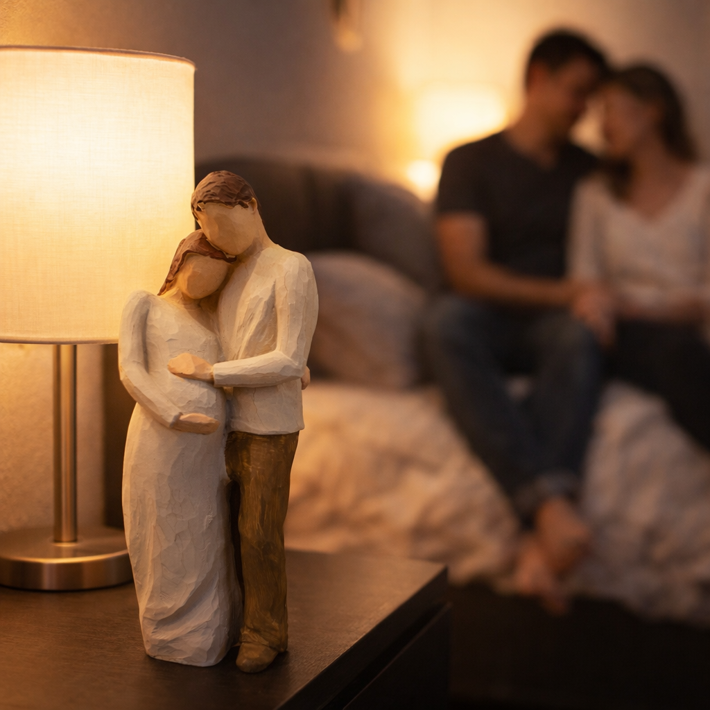 Romantic Pregnancy Showpiece for Home Décor & Baby Celebration Gift