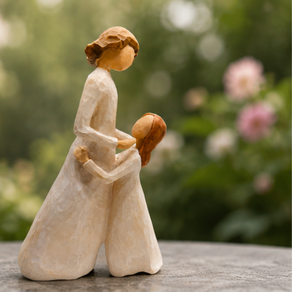 Mother & Daughter Love Sculpture- Family Bond Statue for Home Décor & Gifting