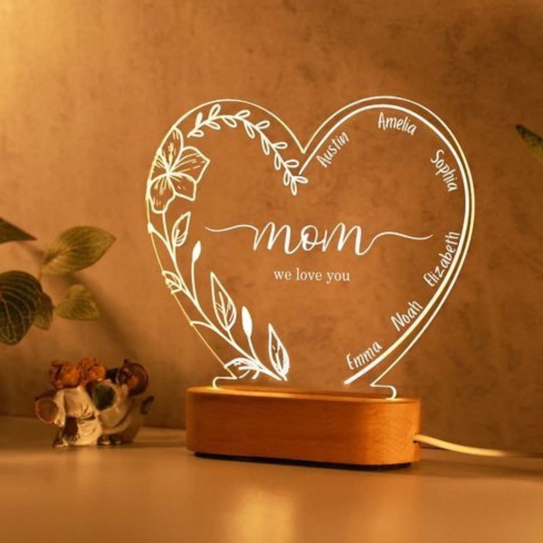 The Flair Store™ 3D Creative Writing Visualization Lamp Message Board Smart USB Greetings LED
