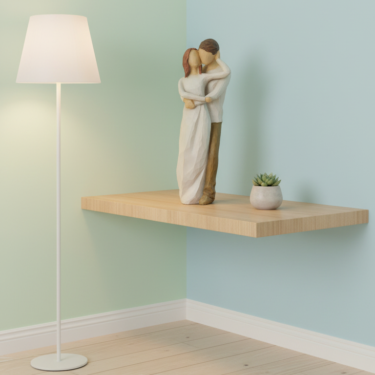 Romantic Couple Showpiece Statue | Modern Love Decor Gift